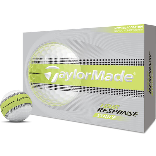 TaylorMade Tour Response Yellow Stripe Golf Balls