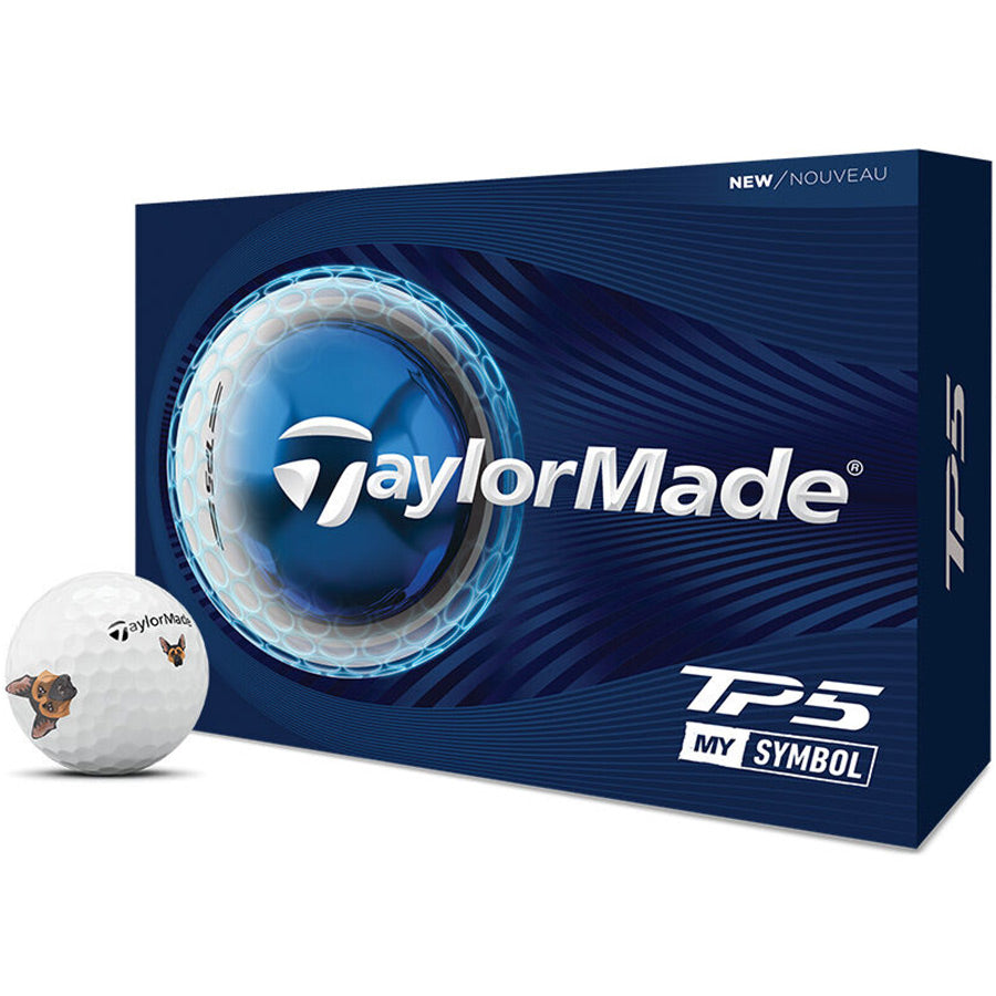 TaylorMade TP5 MySymbol Dogs Golf Balls