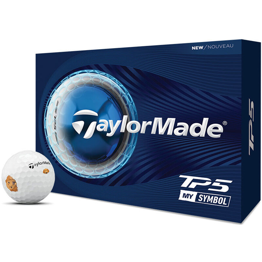 TaylorMade TP5 MySymbol Dogs Golf Balls