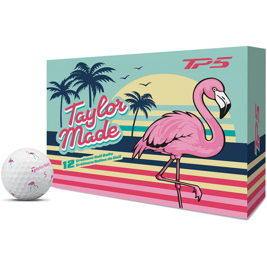 TaylorMade TP5 Flamingo Golf Balls