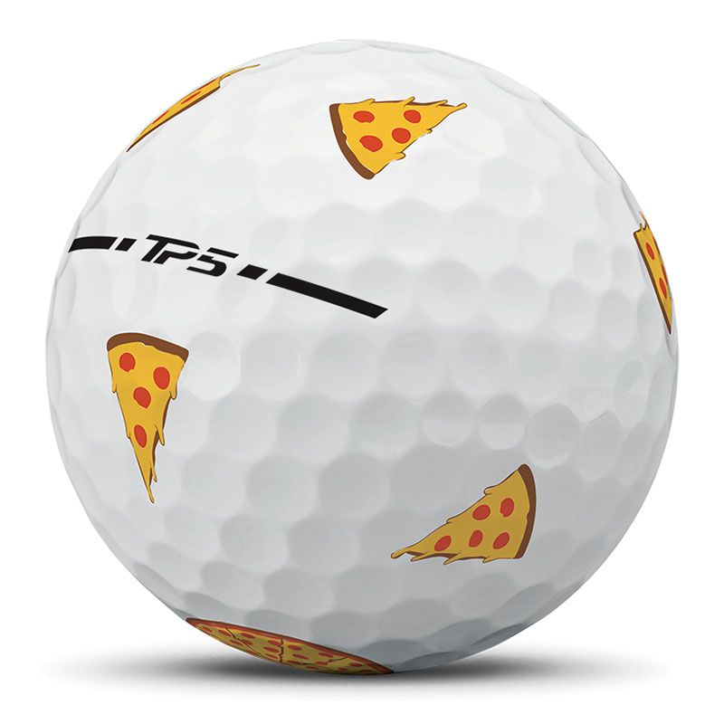 TaylorMade TP5 Pix Pizza Party Golf Balls
