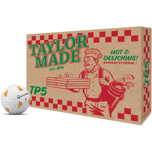 TaylorMade TP5 Pix Pizza Party Golf Balls
