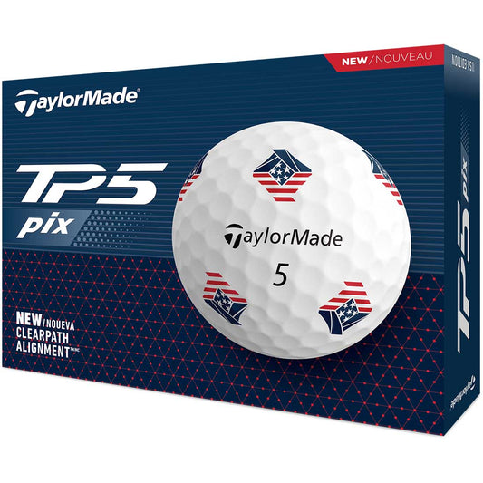 TaylorMade TP5 Pix USA Golf Balls