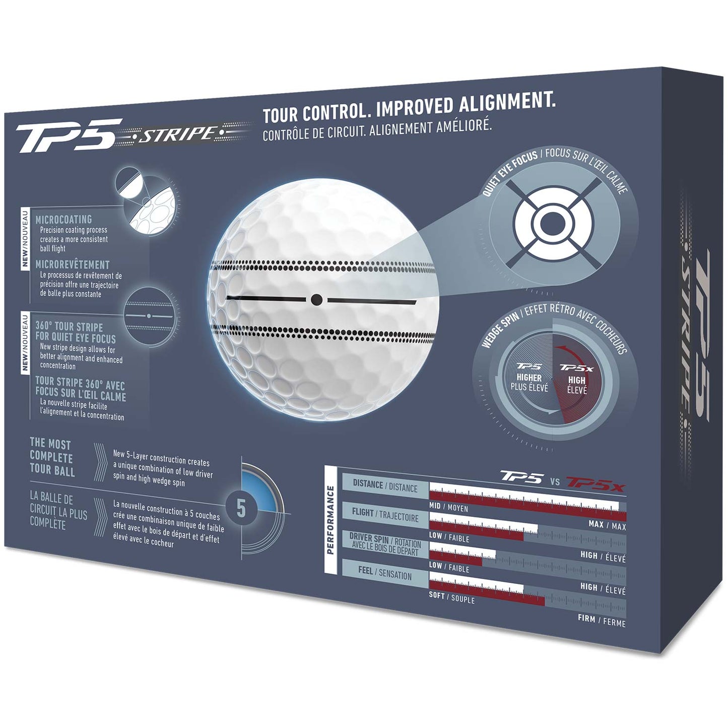 TaylorMade TP5 Stripe Golf Balls