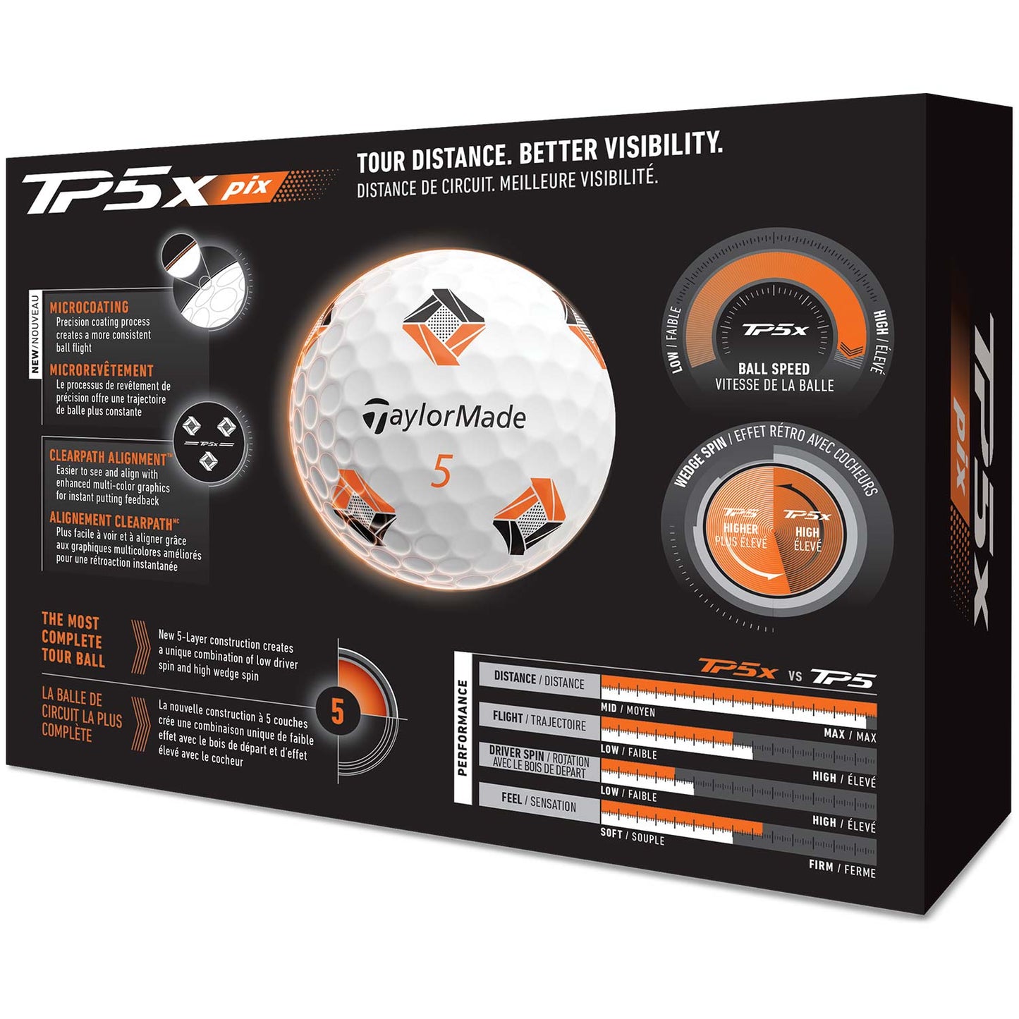 TaylorMade TP5x Pix Golf Balls