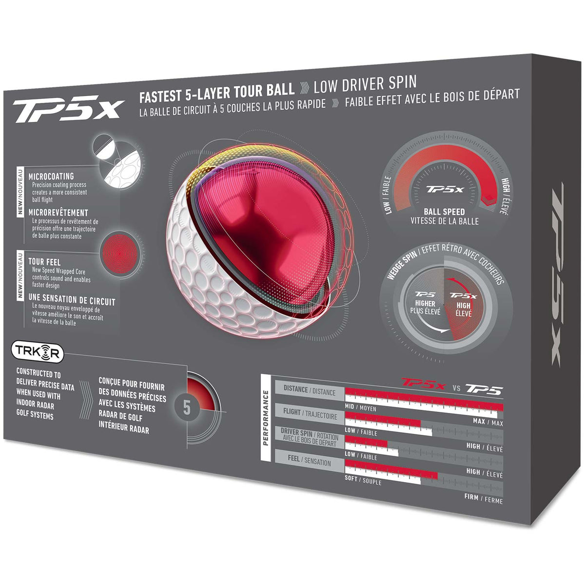 TaylorMade TP5x TRK-R Golf Balls