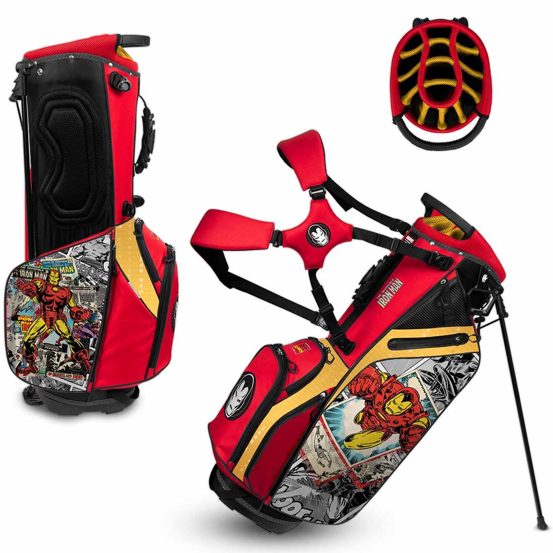 Team Effort Marvel Iron Man Caddie Carry Hybrid Bag