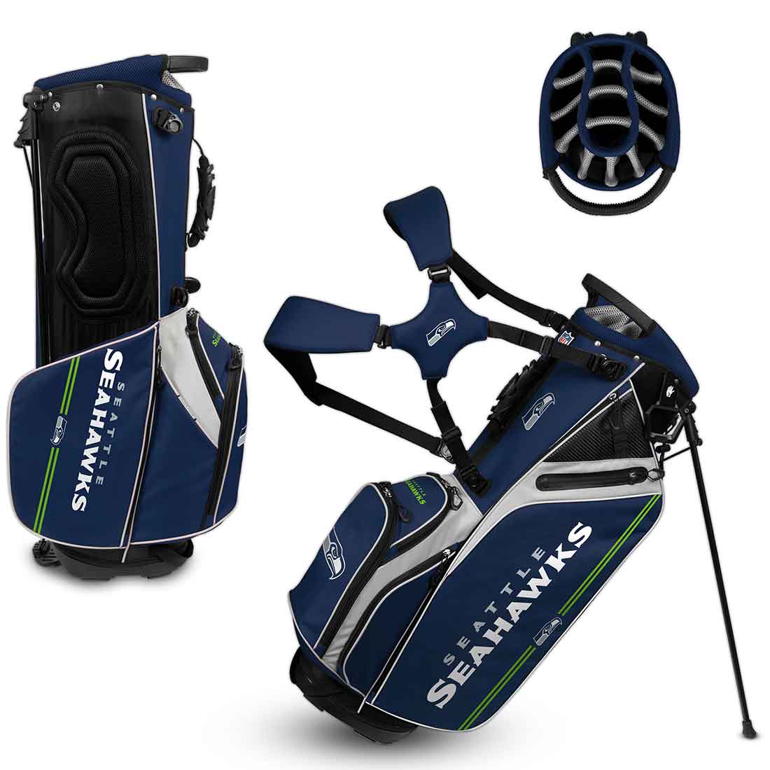 Team Effort キャディバッグ　新品 Team Effort NFL Caddie Carry Hybrid Bag | Golf Discount