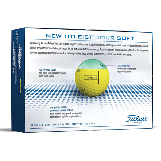 Titleist Prior Gen Tour Soft Yellow Golf Balls