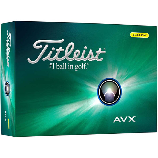 Titleist AVX Yellow Golf Balls