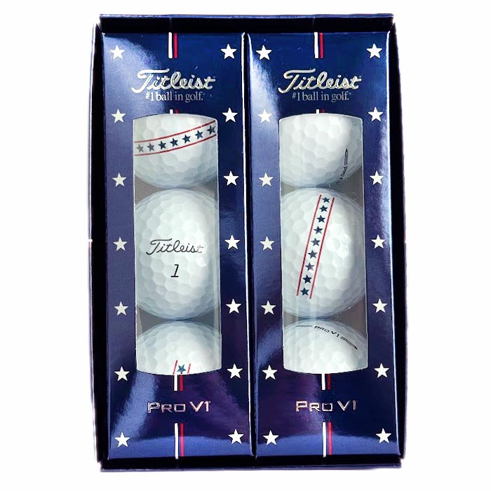 Titleist 2024 Pro V1 USA Limited Edition 6-Pack Golf Balls
