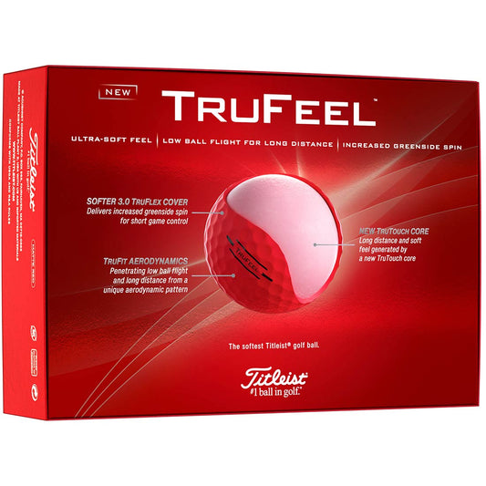 Titleist TruFeel Red Golf Balls