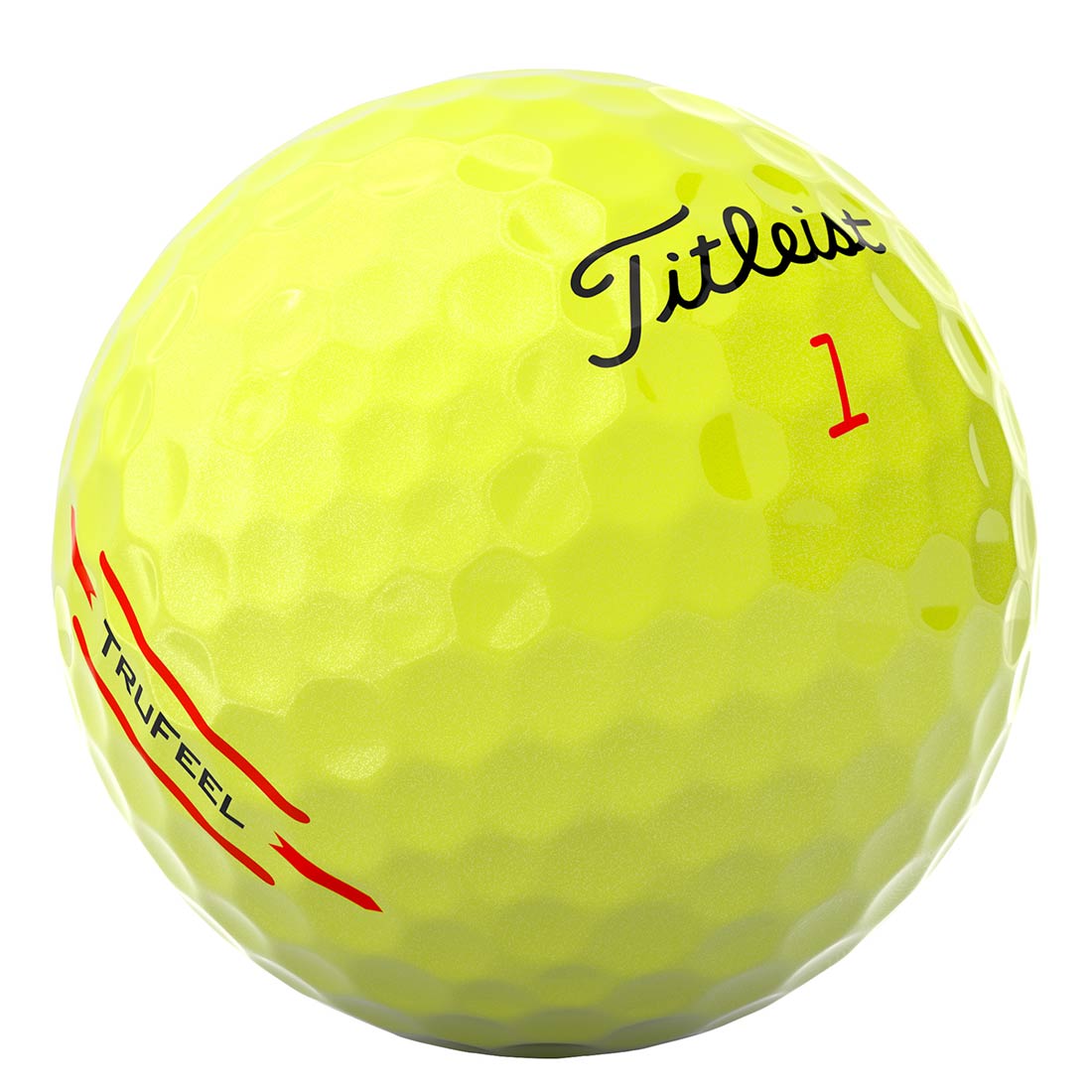Titleist TruFeel Yellow Golf Balls