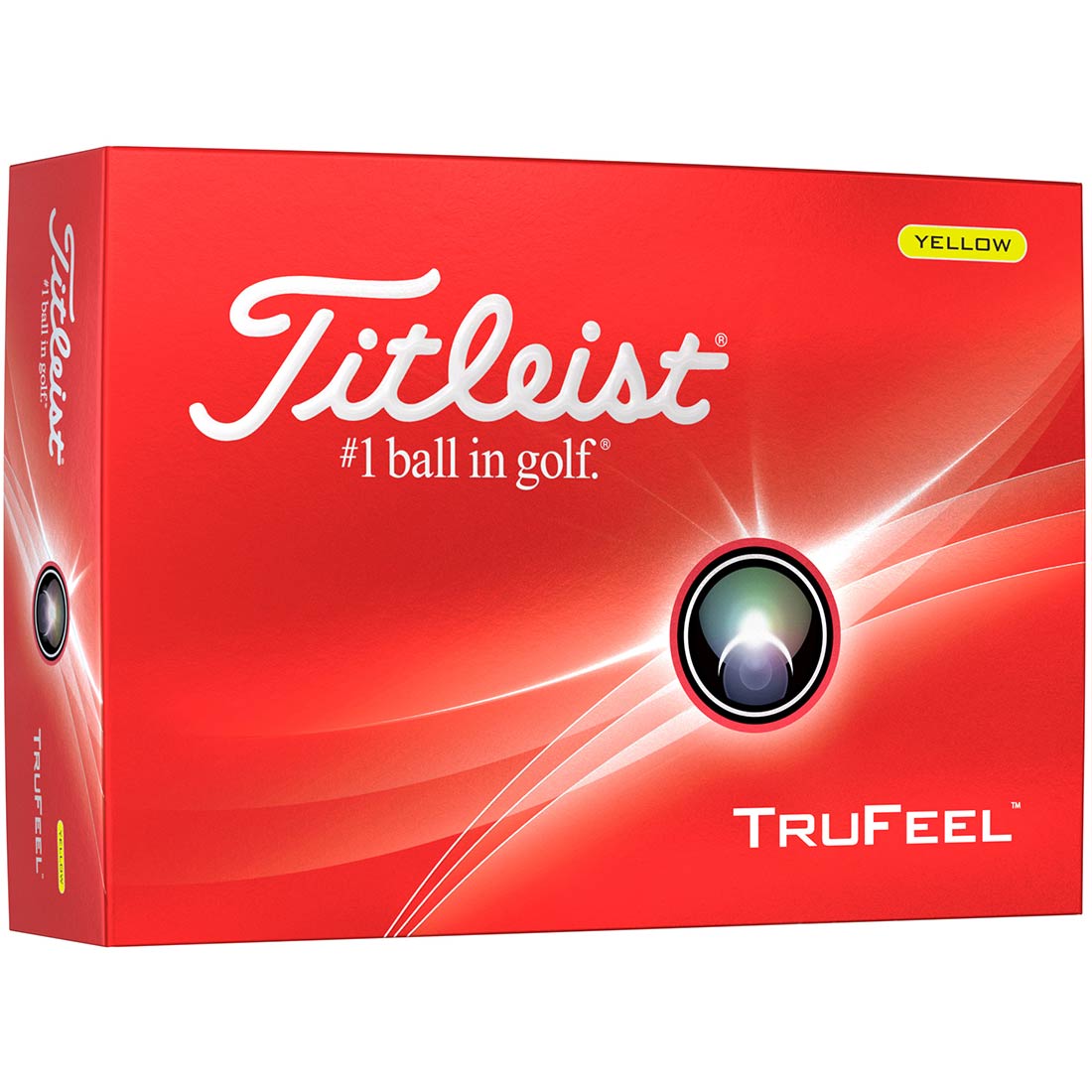 Titleist TruFeel Yellow Personalized Golf Balls