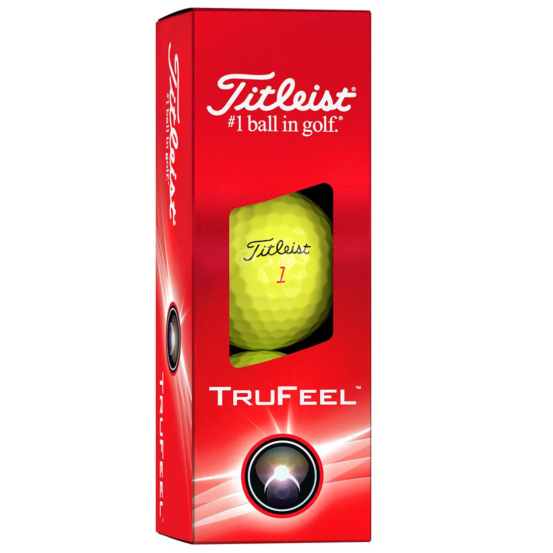 Titleist TruFeel Yellow Golf Balls
