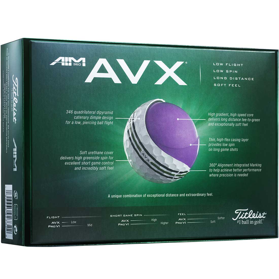 Titleist AVX Aim 360 Golf Balls