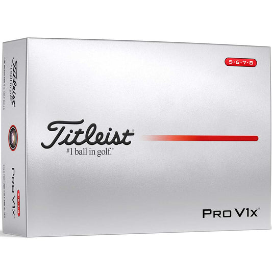 Titleist Pro V1x High Number Golf Balls