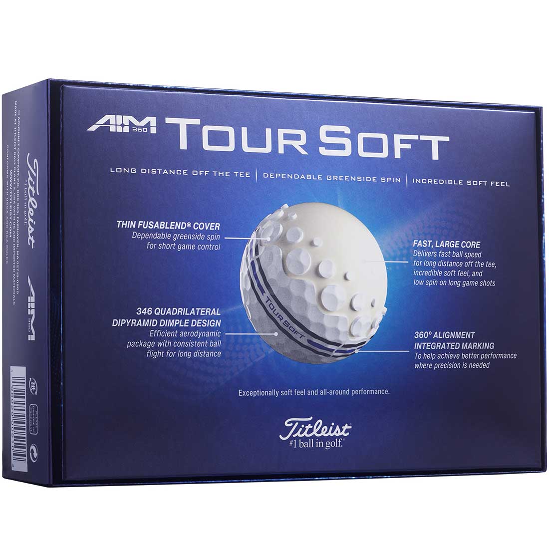 Titleist 2024 Tour Soft Aim 360 Golf Balls – Golf Discount
