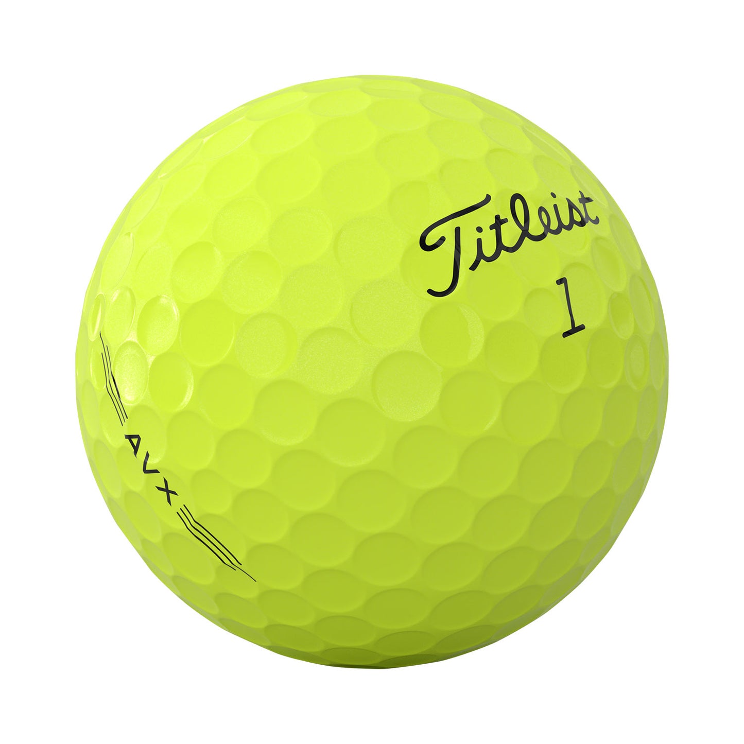 Titleist AVX Yellow Personalized Golf Balls
