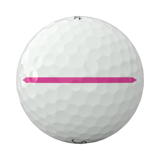 Titleist Pro V1x Left Dash Aim Performance Pink Line Golf Balls