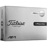 Titleist Pro V1x Left Dash Aim Performance Red Line Golf Balls