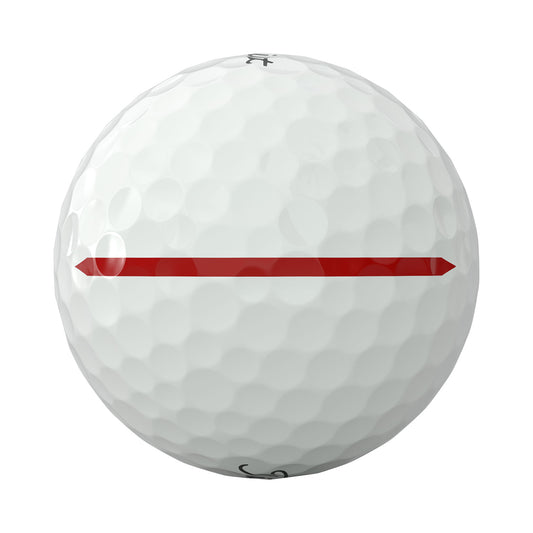 Titleist Pro V1x Left Dash Aim Performance Red Line Golf Balls