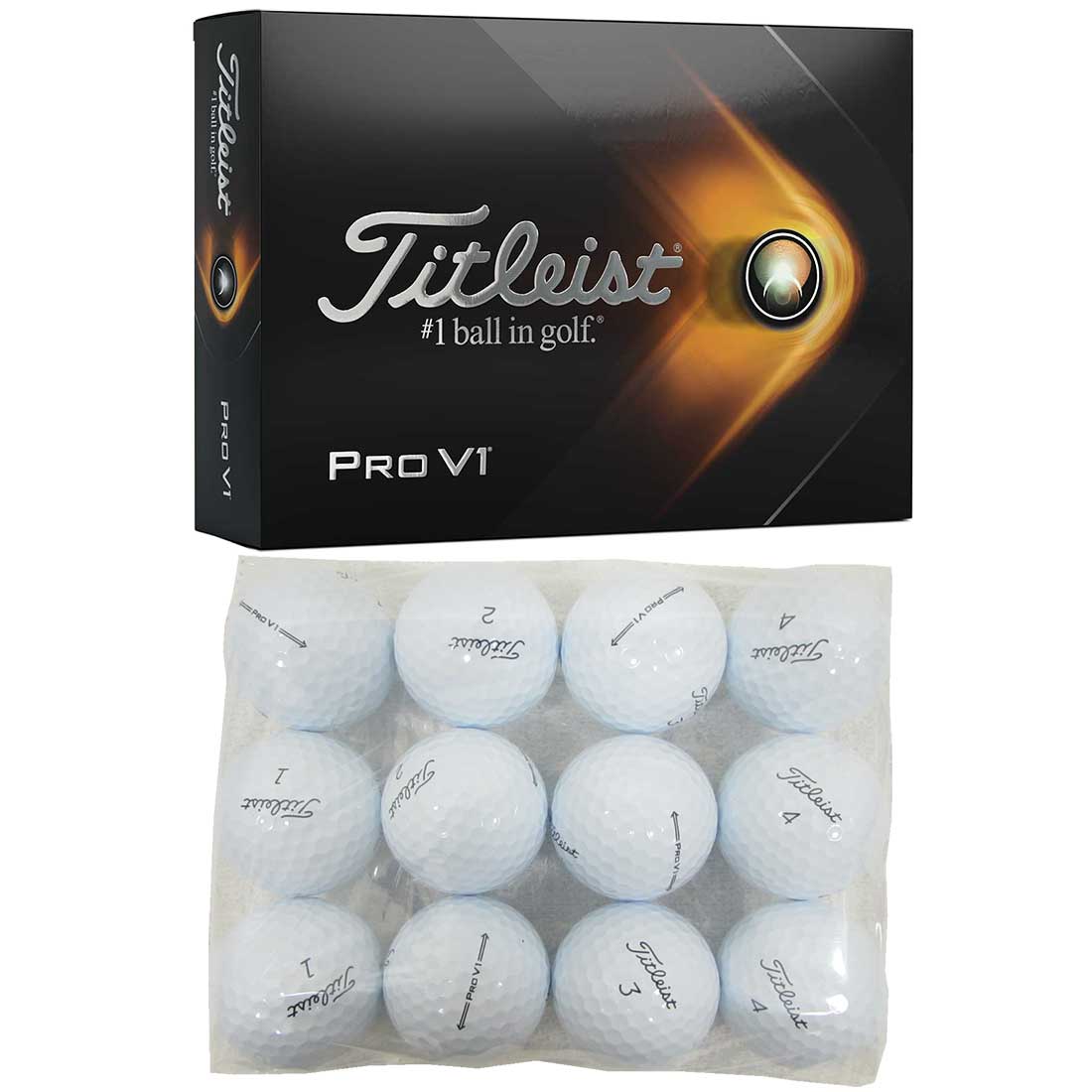 Titleist 2022 Pro V1 Logo Overrun Golf Balls