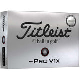 Titleist 2025 -Pro V1x Left Dash Enhanced Alignment Golf Balls