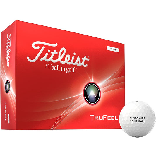 Titleist TruFeel Yellow Personalized Golf Balls