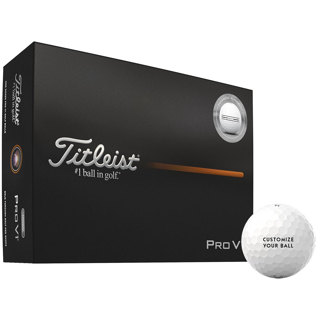 Titleist Pro V1 AIM Enhanced Personalized Golf Balls