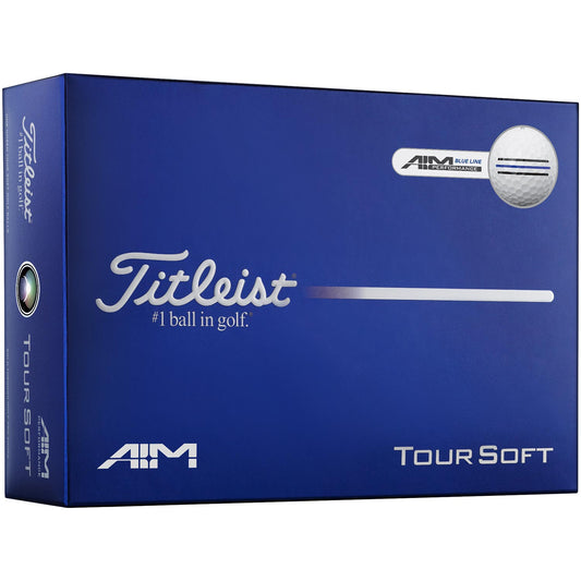 Titleist Tour Soft AIM Performance Blue Golf Balls
