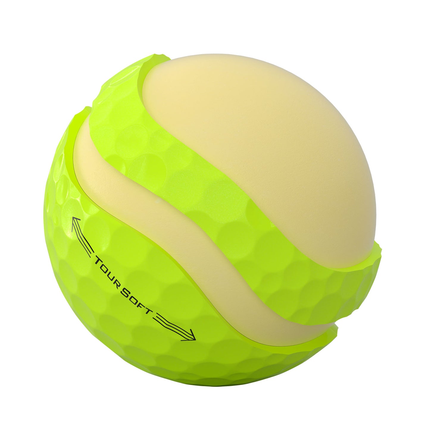 Titleist Tour Soft Yellow Personalized Golf Balls