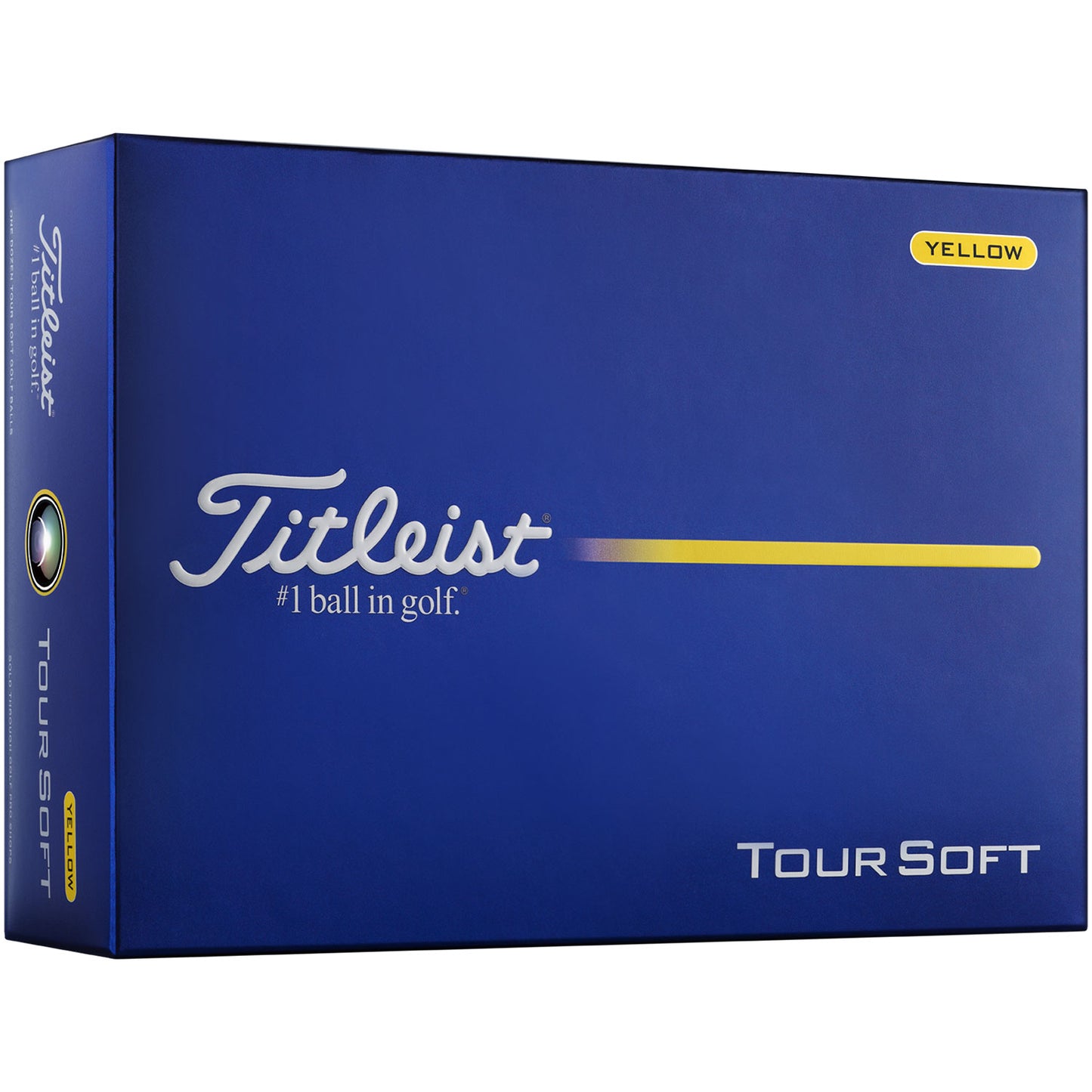 Titleist Tour Soft Yellow Personalized Golf Balls