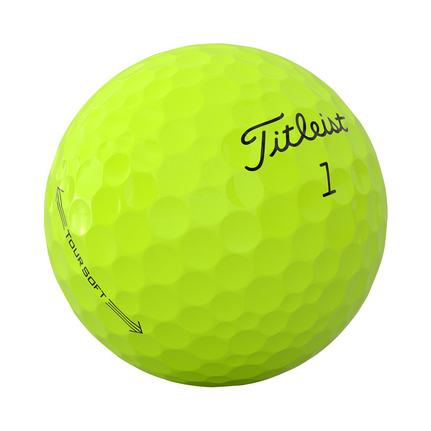 Titleist Tour Soft Yellow Personalized Golf Balls