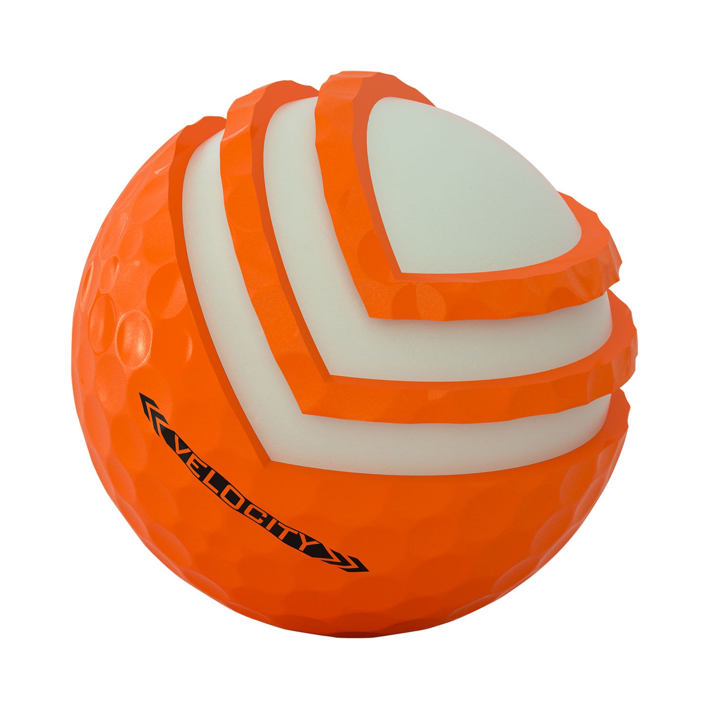 Titleist Velocity Matte Orange Personalized Golf Balls