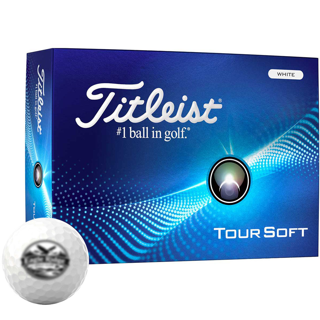 Titleist 2024 Tour Soft Logo Overrun White Golf Balls