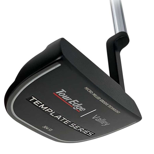 Tour Edge Template Series Valley Black Putter