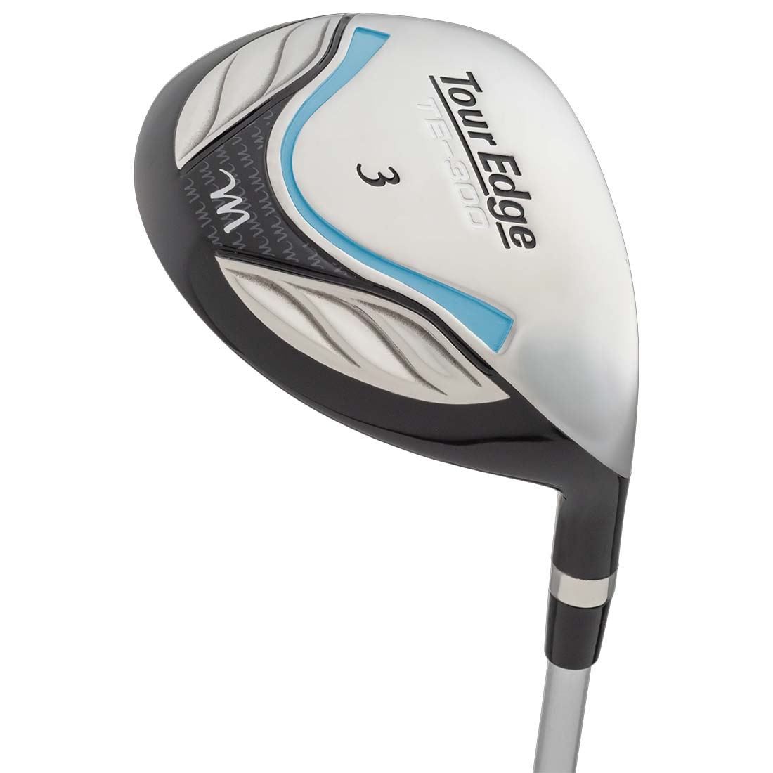 Tour Edge Women's TE-300 Moda Complete Set Silver/Aqua