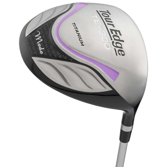 Tour Edge Women's TE-300 Moda Complete Set Silver/Lilac
