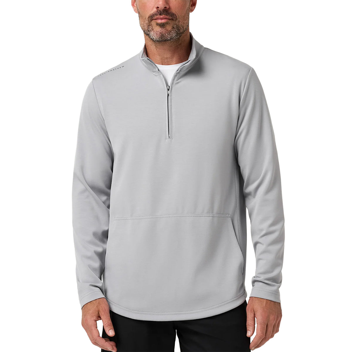 TravisMathew Fibercloud Quarter Zip Golf Pullover
