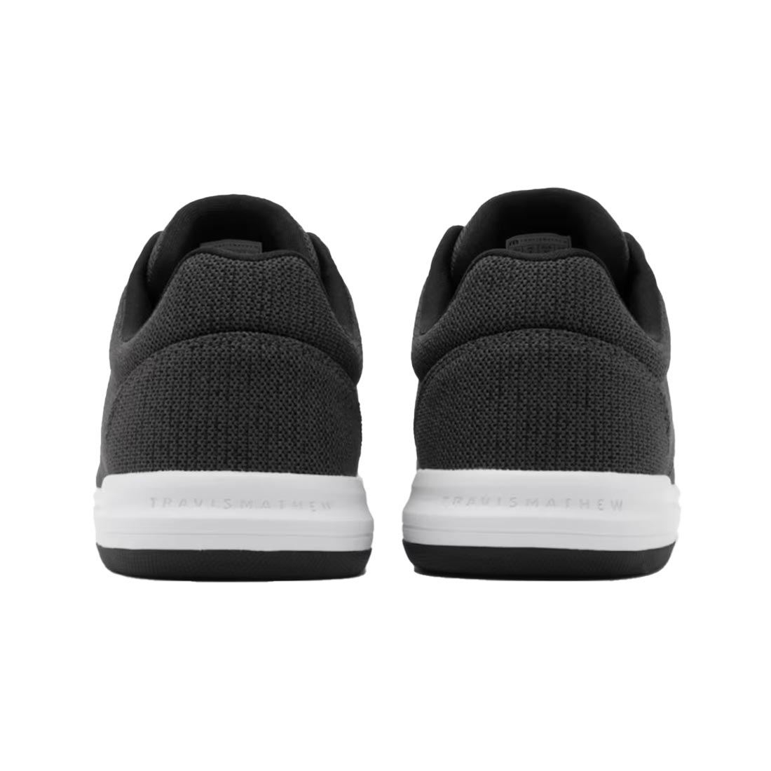 TravisMathew The Daily 2 Knit Golf Shoes Heather Grey Pinstripe