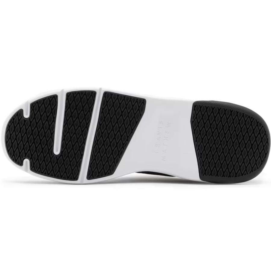 TravisMathew The Daily 2 Knit Golf Shoes Heather Grey Pinstripe