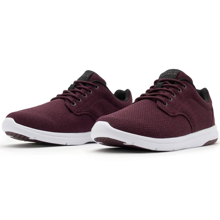 TravisMathew The Daily 2 Knit Golf Shoes Heather Winetasting