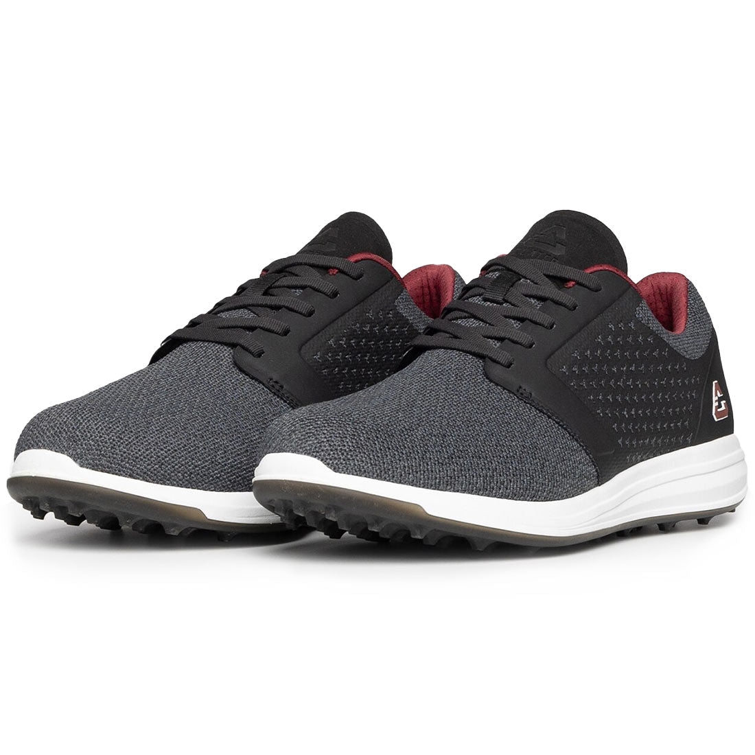 TravisMathew Cuater The Moneymaker Spikeless Golf Shoes Black/Ruby