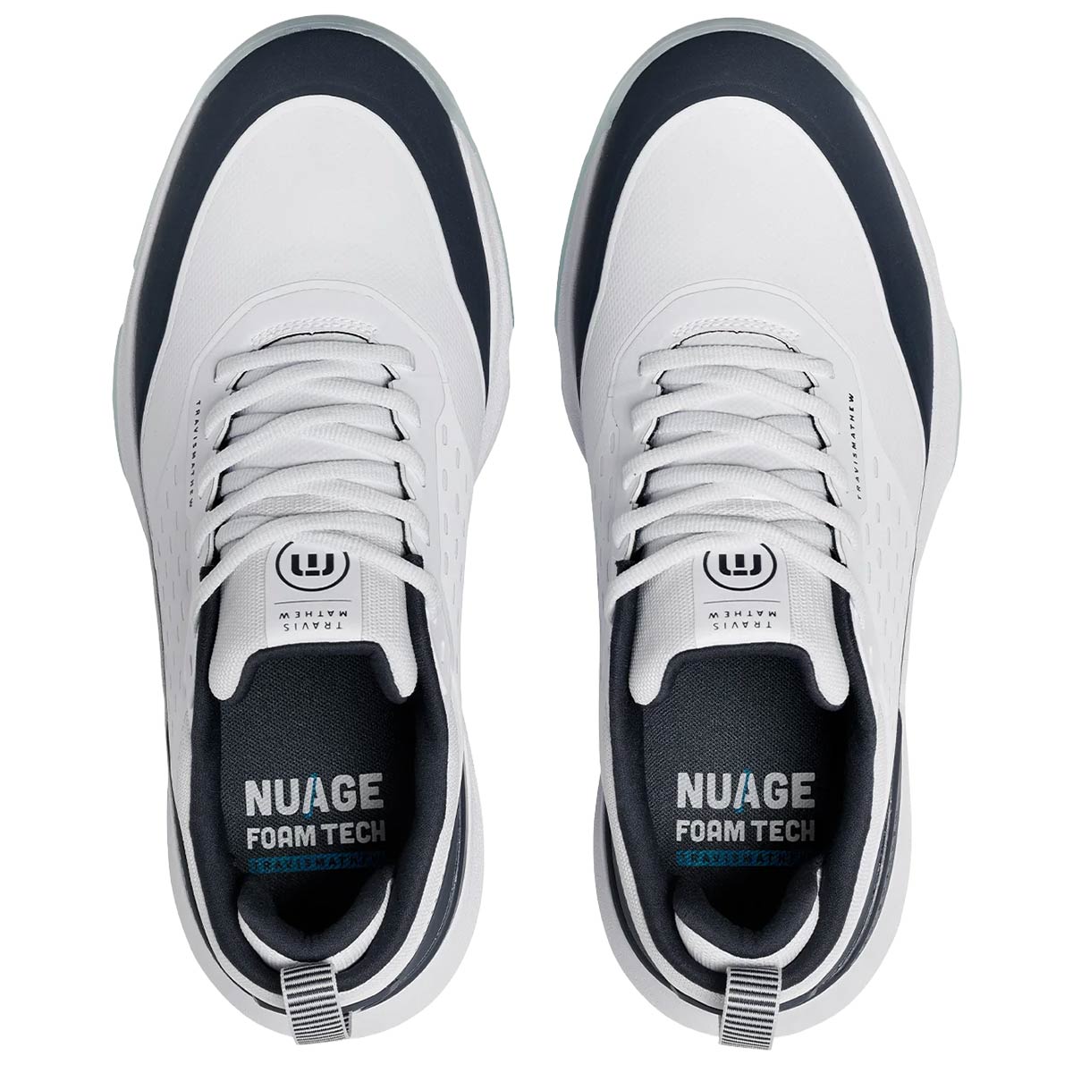 TravisMathew The NuAge Mega Golf Shoes White/Total Eclipse