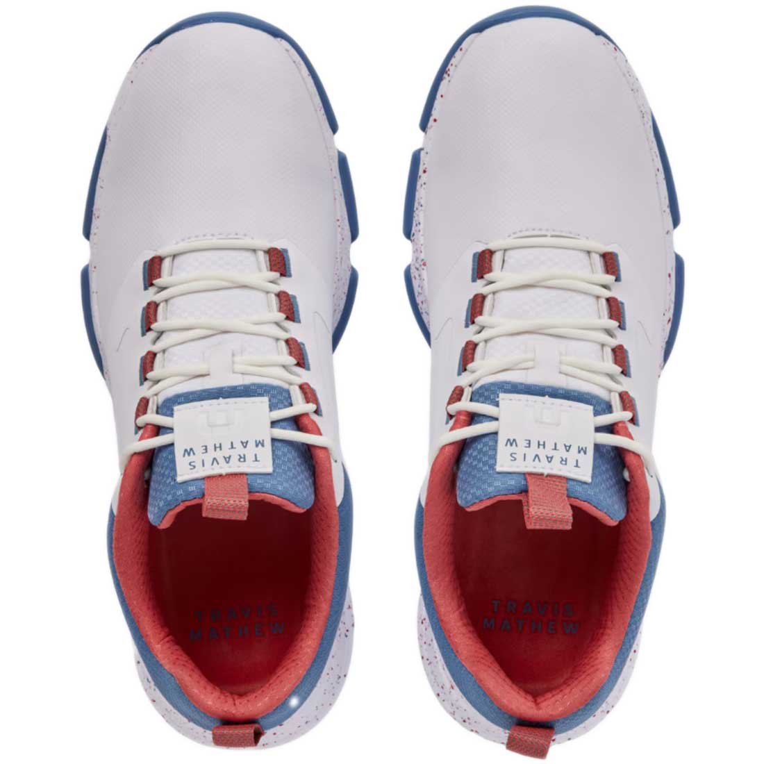 TravisMathew The Ringer 2 Golf Shoes White/Quiet Harbor