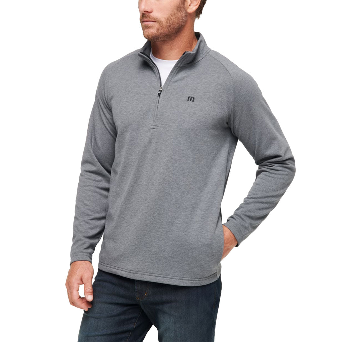 TravisMathew Upgraded Quarter Zip – Golf Discount
