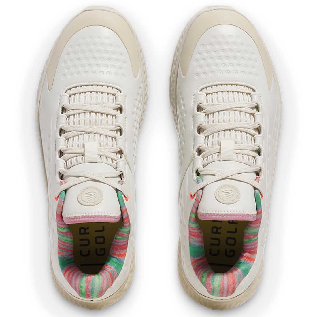 Under Armour Curry 1 Golf Shoes Summit White/Sandatorm