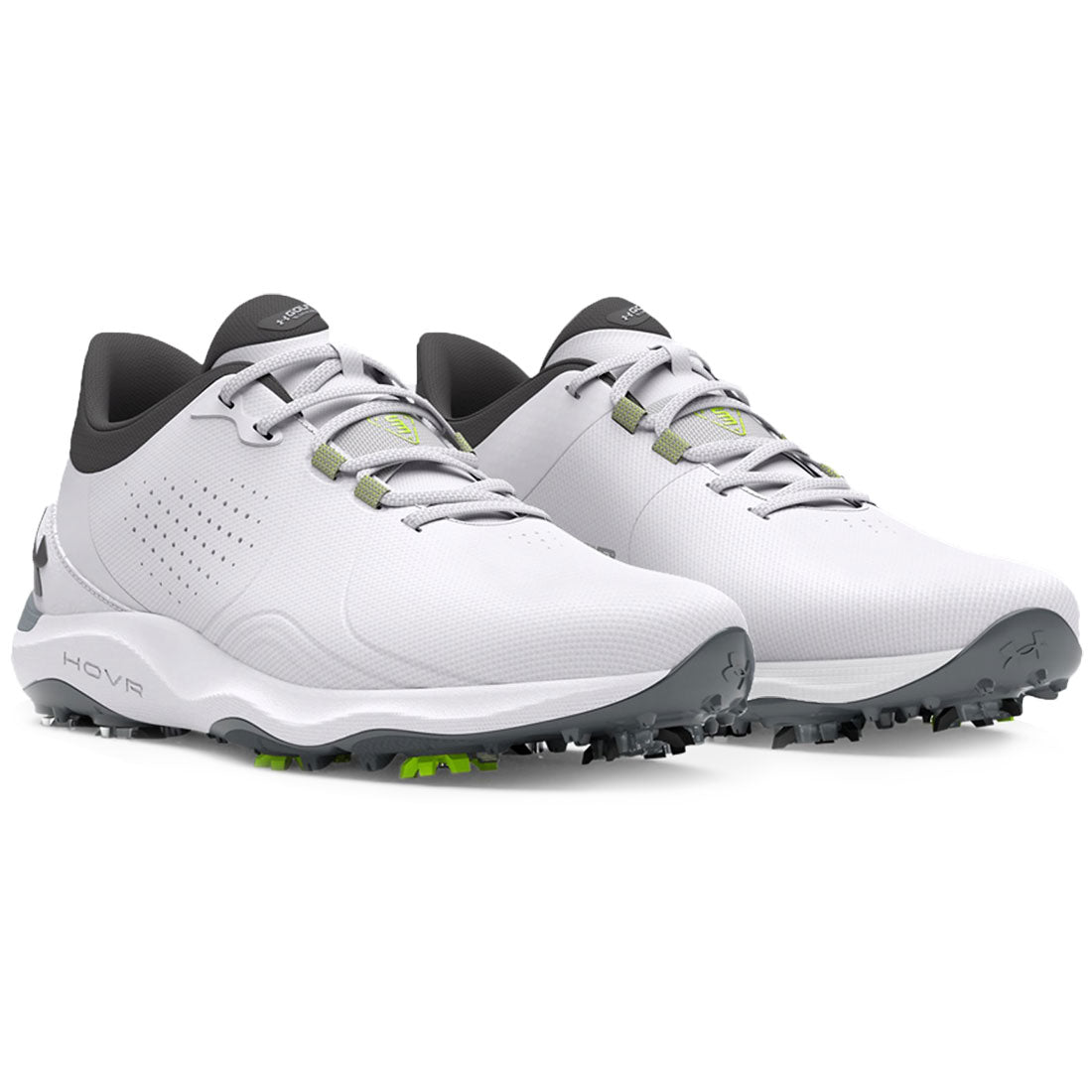 Under Armour Drive Pro Golf Shoes White/Metallic – Golf Discount