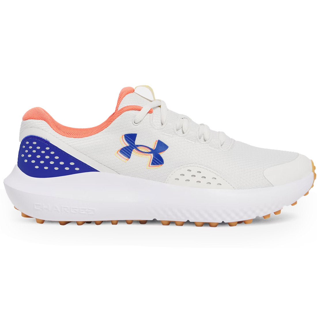 Under Armour Surge Golf Shoes White Clay/Royal
